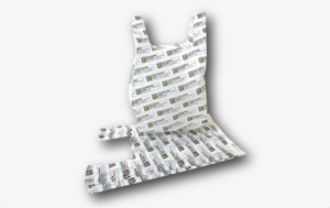 Sac shoppers en plastique